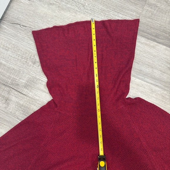 NEW DIRECTIONS WEEKEND Short Sleeve Cowl Neck Poncho Sweater, Womens 3X - Picture 13 of 13